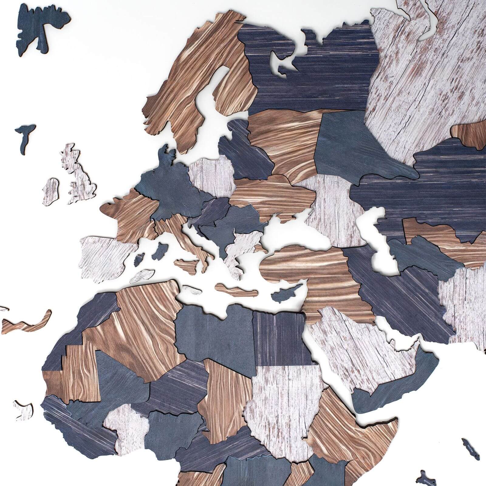 3D Wooden World Map Mystery - Image 3